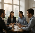 Business team in a meeting